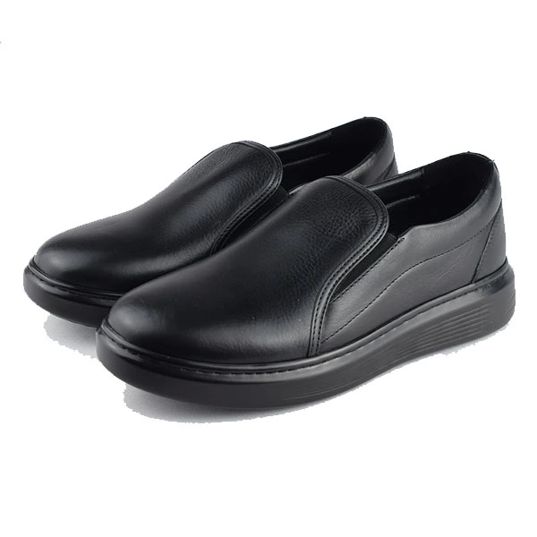 Chaussure pour homme confort 349-1 noir cuir miniature